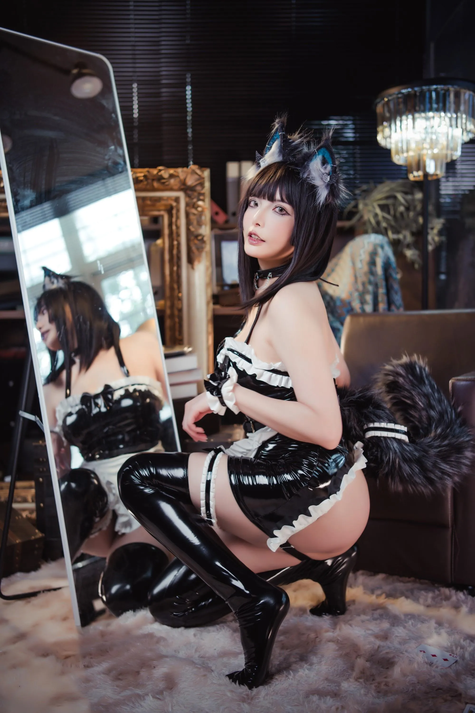 秋和柯基 – NO.101 猫女仆 [55P]插图5